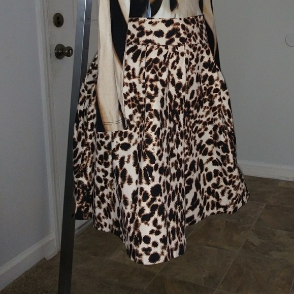 SOLD. ZARA Animal Print Skirt - Picture 7 of 8